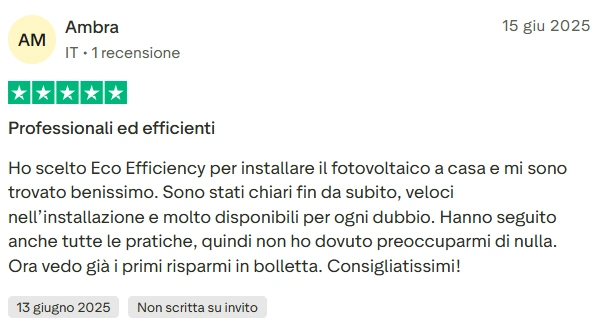 Recensione cliente 5