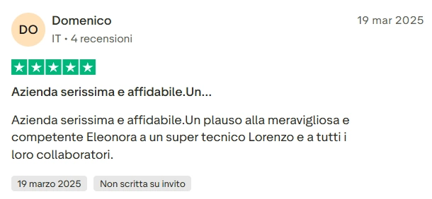 Recensione cliente 8