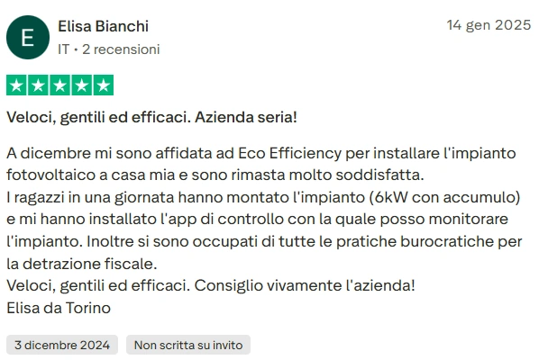 Recensione cliente 9
